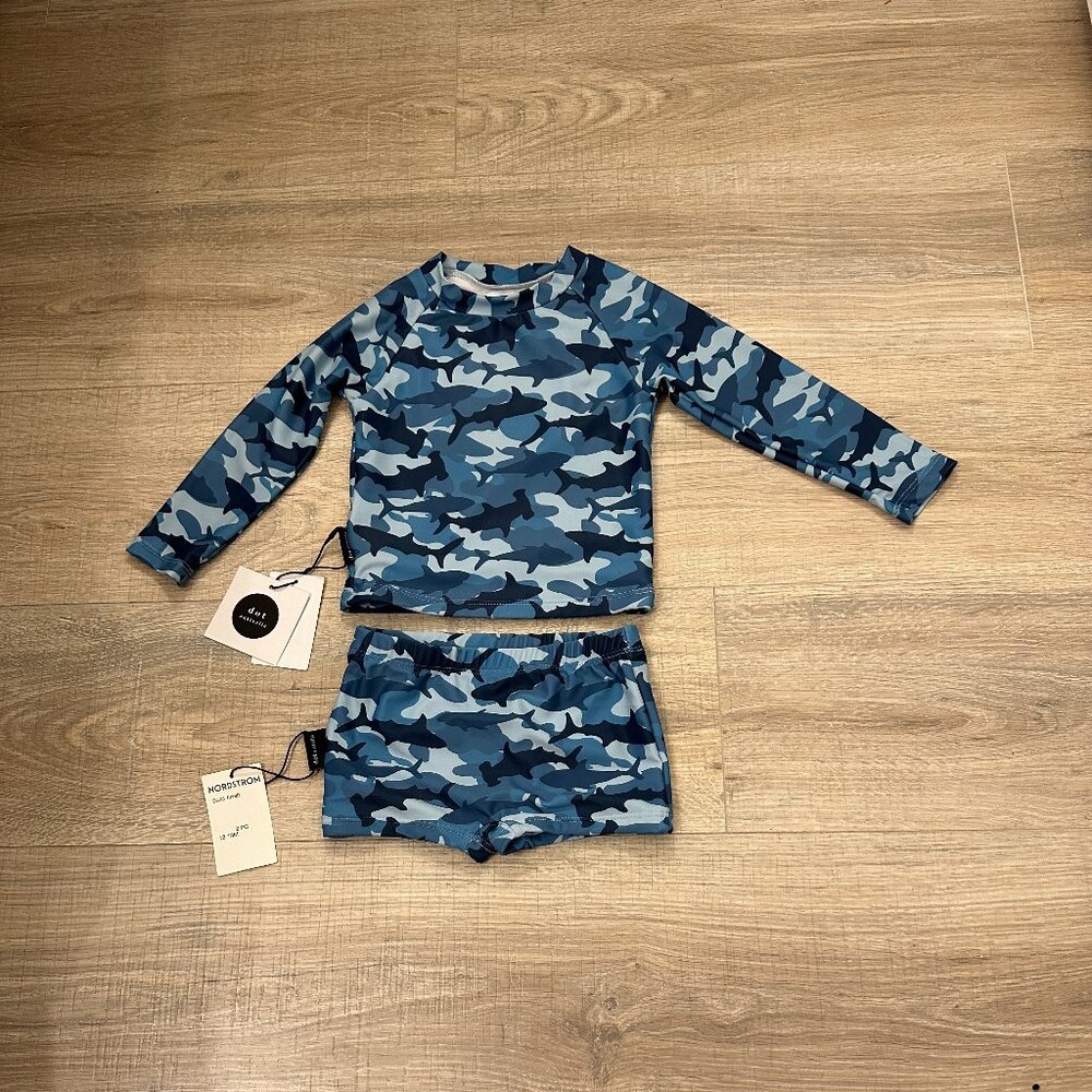 dot Australia "Sharks" Swim Shirt & Shorts